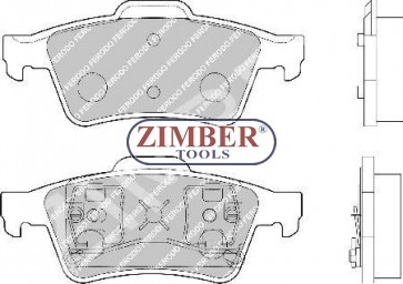 Накладки задни к-т - CITROEN C5, JAGUAR XF, MAZDA 5