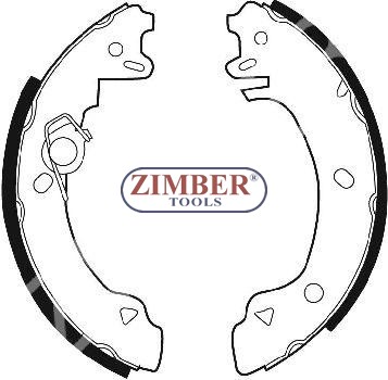 Накладки задни к-т - FORD FIESTA, PUMA