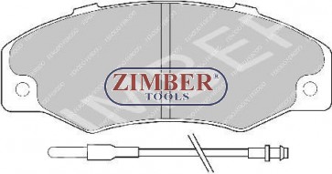 Накладки предни к-т - RENAULT 21