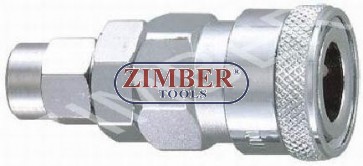 Air line quick coupler 6.5x10mm ZDC 2 Steel Japanese type - ZIMBER