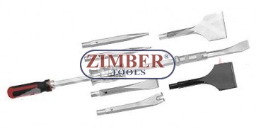 7pcs Slide Hammer Scraper Set - ZIMBER TOOLS