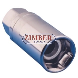 DR. Magnetic Spark Plug Socket-6 Point 21мм 3/8"-ZR-04SP3821V01- ZIMBER TOOLS