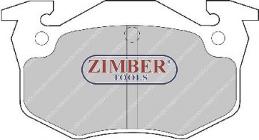 НАКЛАДКИ ЗАДНИ K-T CITROEN SAXO, XSARA, ZX, PEUGEOT 106, 205, 206, 306 - FERODO 