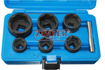 Special Socket Set /Screw Extractors/ 1/2" 6pcs. (ZL-6406S) - ZIMBER-TOOLS
