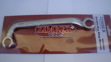 Double Ring Spanner, Open | for Diesel Injector Pipes 14mm - ZR-36DILW - ZIMBER TOOLS.