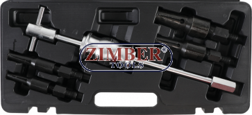 Internal Puller Set with Slide Hammer 10-14, 15-19, 18-25 si 25-32 mm. (8598) - BGS technic