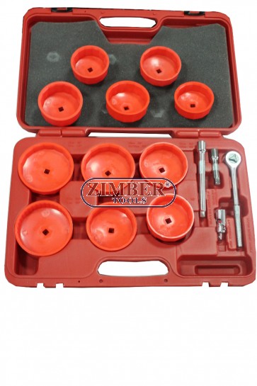 16pc Cup type Oil Filter Wrench Set, ZR-36OFW16 - ZIMBER TOOLS.