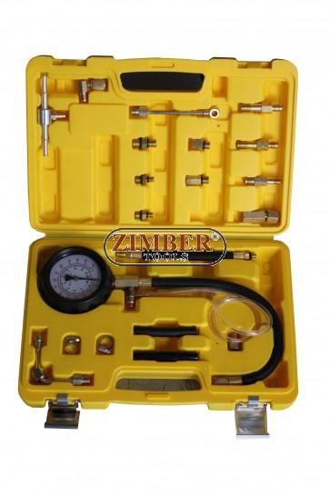 Fuel Pressure Meter Tester Oil Combustion Spraying Injection Gauge Test Tool Kit,  ZK-1360
