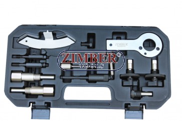 Timing Tool Set Fiat chain driven engines fitted to the Vauxhall/Opel | Saab 1.3 CDTi and 1.9 CDTi belt. ZR-36ETTS290 - ZIMBER TOOLS.