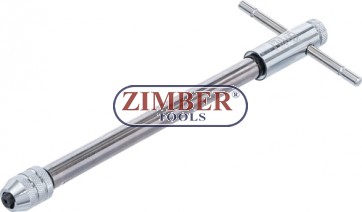 Tool Holder with Sliding Handle for Taps | M3 - M10 | 255 mm -1982 - BGS technic.