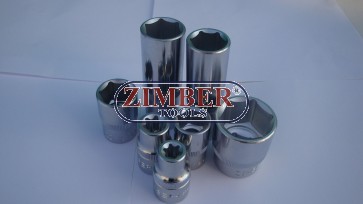 1/2"Dr. x 21mm Socket-6pt - ZIMBER-TOOLS