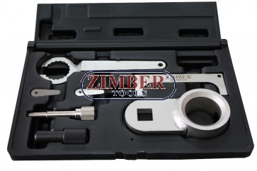 Diesel engine timing tool set VW SDI, TDI CR 2.4, 2.5, ZR-36ETTS129 - ZIMBER TOOLS