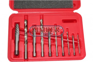 Combination Extractor And Drill Set, ZR-36CEAD10 - ZIMBER-TOOLS.