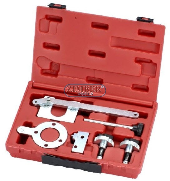 Kit Calage Moteur Coffret Calage BGS 8422 Pour Fiat Ducato, Peugeot Boxer, Citroën Jumper 2.3/3.0 JTD/HDi - Avec Extracteur Poulie Kit Outils Mécanique Auto