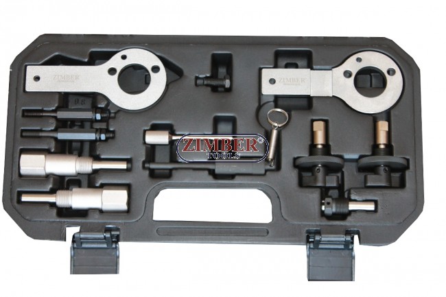 DPTOOL Camshaft Locking Crankshaft Timing Tool Kit Compatible with Fiat Vauxhall Opel Alfa Saab 1.3 1.9 CDTI 1.6 1.9 2.4 JTD 03-11 