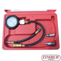 Petrol engine compression tester kit  ZT-04153 - ZIMBER-TOOLS