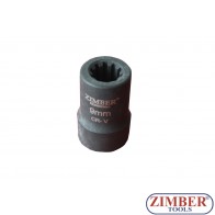 Brake caliper socket 9mm 10 point - ZR-36SFP389 - ZIMBER TOOLS