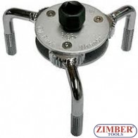 Oil Filter Wrench Adj 65MM-110MM 3 Legged 3/8"Dr-61904- FORCE