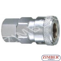 Air line quick coupler 1/4" ZDC 2 Steel Japanese type - ZIMBER