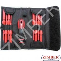 Insulated screwdriver set 8pc., 1000V (ZL-S5608P) - ZIMBER TOOLS