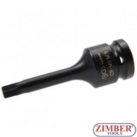 Impact Bit Socket, Spline, M8, 1/2" - BGS