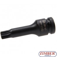 Impact Bit Socket, Spline, M12, 1/2" - BGS