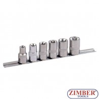 Force 3064 3/8" Star socket set 6pc - 3064