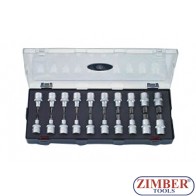 Drive Star/Torx & Tamper Socket Set 1/2" 20pc. (K4204) - FORCE