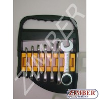 7PCS STUBBY COMBINATION WRENCH SET 10-19MM