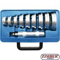 10pc Aluminium Bearing Race and Seal Driver Set - FORCE TOOLS
