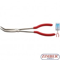 Bent Nose Pliers | extra long | bent 45° | 280 mm - 411 -  BGS technic.