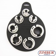 Deluxe Fuel Line Disconnect Tool Set 7 pcs-ZR-36FLDS07- ZIMBER TOOLS.