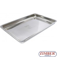 Drip Tray | Stainless Steel | 600 x 400 mm | 9 l - 7892 - BGS-technic.