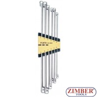 Extra long flat ring wrench set 6pc, 50622 - FORCE
