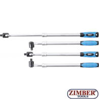 Flexible Handle, extendable | external square 12.5 mm (1/2") | 450 - 600 mm, 258 - BGS technic.