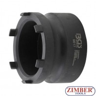 Groove Nut Socket for Wheel Hubs | external pins | for Mercedes-Benz, Nissan, Opel, Renault, VW - 9617 - BGS-technic.