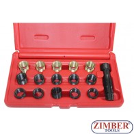 16PCS Spark Plug Thread Repair Tool Set, ZR-36SPTRT16 - ZIMBER TOOLS