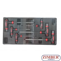 Hex Key Set  6pcs, ZT-00806 - SMANN TOOLS.