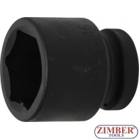 Impact Socket, Hexagon | 25 mm (1") Drive | 46 mm - 5846 - BGS technic.