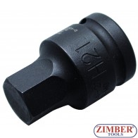 Internal Hexagon bit socket 21mm. 3/4"  5054-21 - BGS.