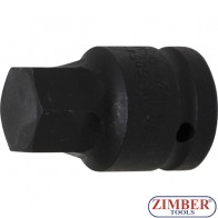 Impact Bit Socket | 20 mm (3/4") Drive | internal Hexagon 17 mm. 5054-17 - BGS technic. 