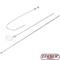 Magnetic Lifter / Claw and Inspection Mirror Set | 3-pcs. - 6874 - BGS technic - Brand: Kraftmann. 