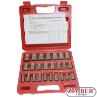 25 Pc. Multi-Spline Extractor Set- ZIMBER TOOLS