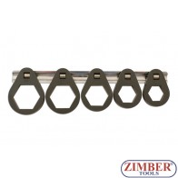 Oil Filter Removal Tools 5pcs 24mm | 27mm | 32mm | 36mm | 38mm- ZR-36OFRT7 - ZIMBER TOOLS.