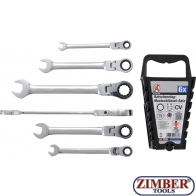 Ratchet Combination Wrench Set | flexible Heads | 8-19 mm | 6 pcs.30004 - BGS technic.