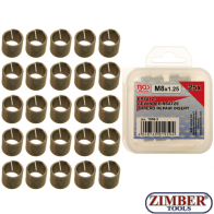 Replacement Thread Inserts | M8 x 1.25 | 25 pcs.| 1959-3 - BGS- technic.