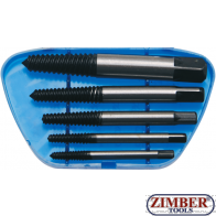 Screw Extractor Set Sizes 1 - 5 | 5 pcs. (1895) - BGS technic