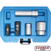 Socket Set for Bosch Distributor Injection Pumps | 5 pcs. - 9175 - BGS technic.
