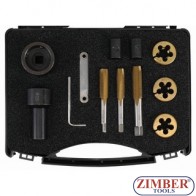 6116 BMW & Volvo Laser Tools Wheel Internal Thread Kit for Mercedes Benz 