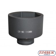 Impact Socket 1" Dr. 110mm 6 pt, ZT-01E6055  - SMANN TOOLS